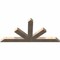Ekena Millwork Saratoga Smooth Timber Gable Bracket, Douglas Fir, 72"W x 36"H x 3 1/2"D x 5 1/2"F, 12/12 Pitch GBW072X36X0406SAR00SDF - alternate 5